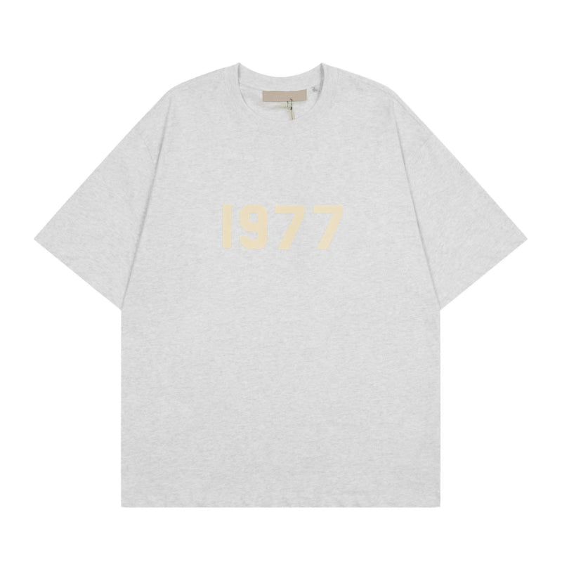Fear of God Essentials 1977 T-Shirt Printed round Neck Casual Short Sleeve T-shirt