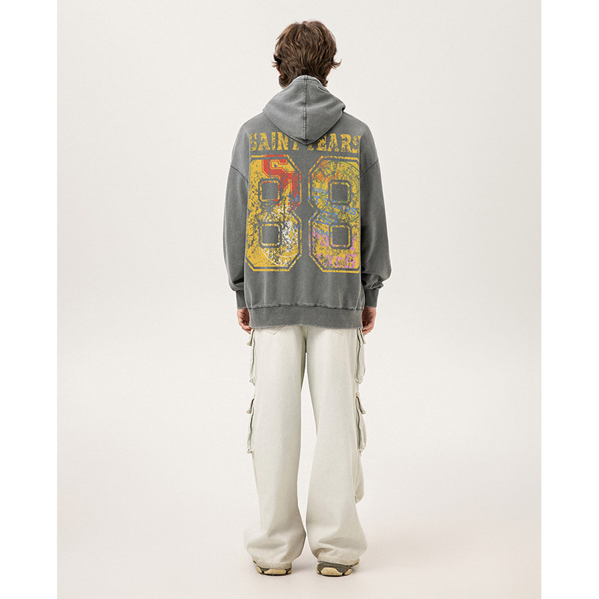 Unisex Hoodies Saint Michael Distressed Hoodies