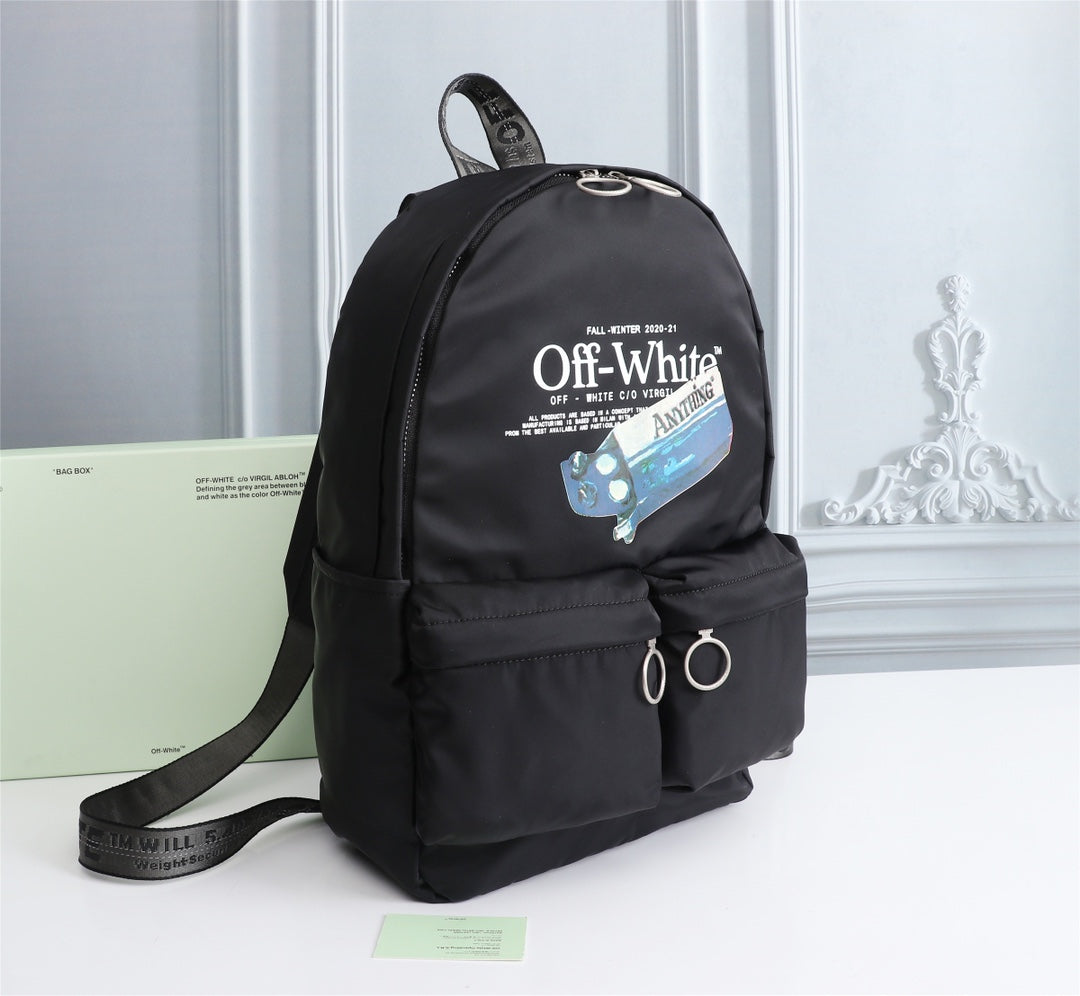 Off White Bag Casual Outdoor Convenient Tote Bag
