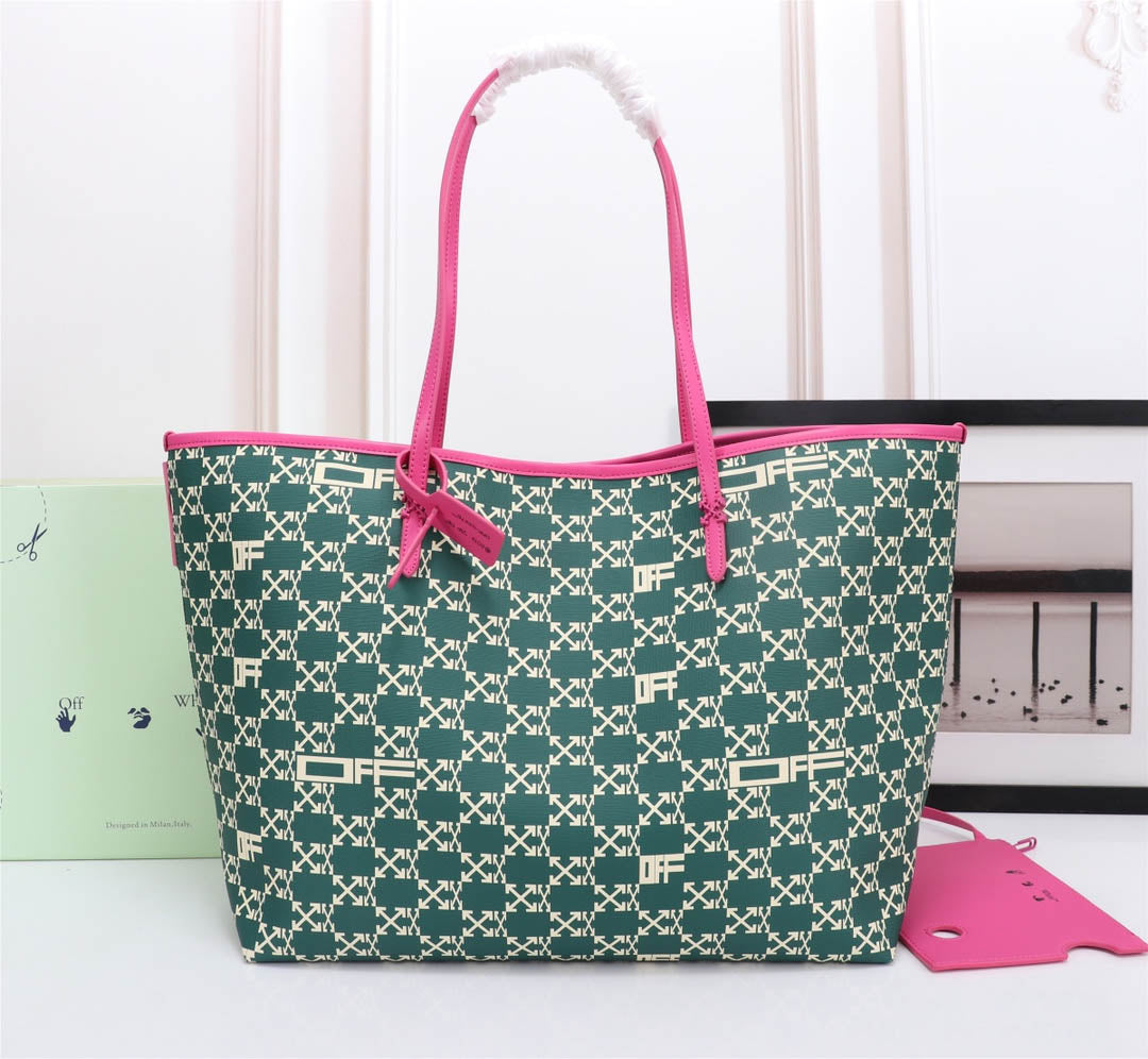 Off White Bag Casual Outdoor Convenient Tote Bag