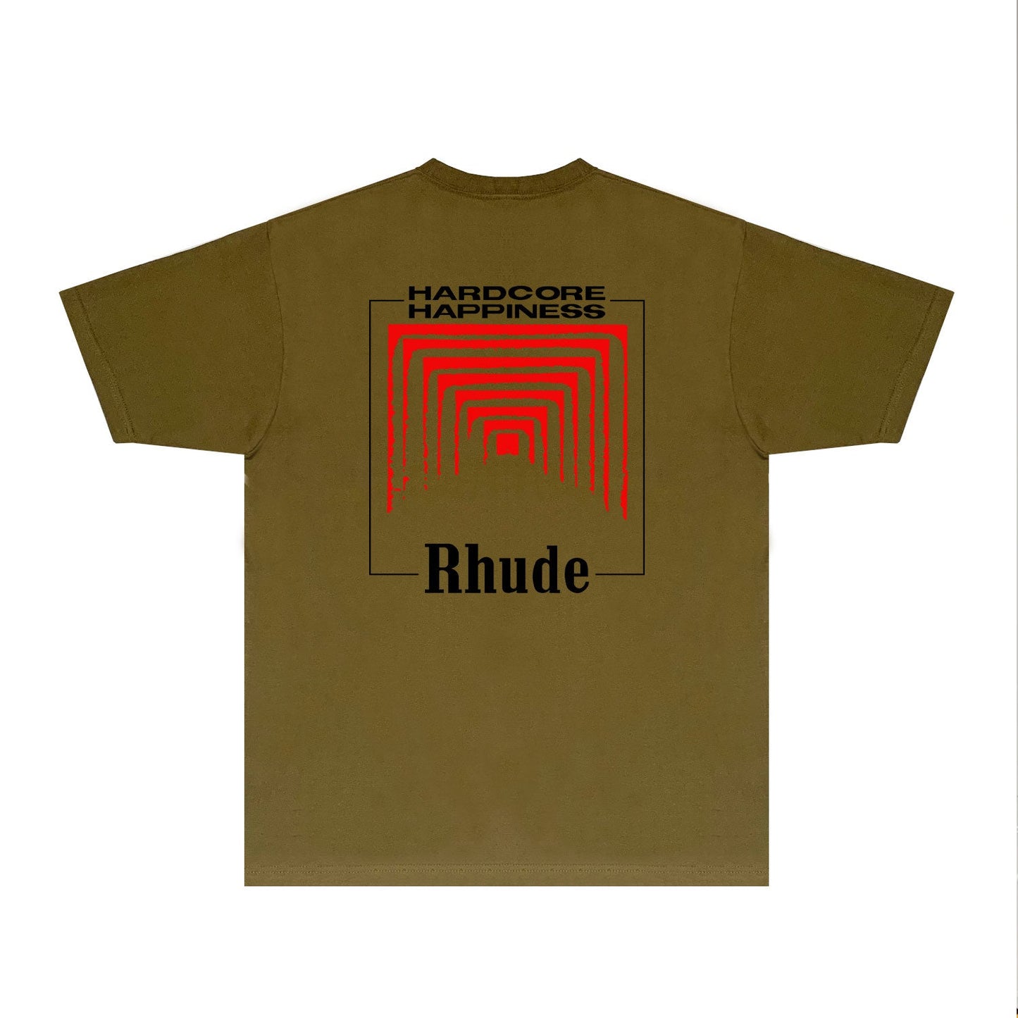 Rhude T Shirts Printed Trendy Pure Cotton