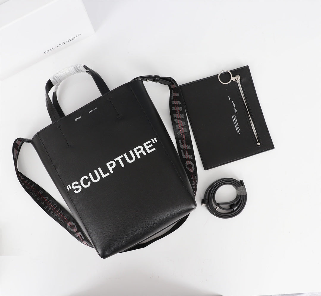 Off White Bag Casual Outdoor Convenient Tote Bag