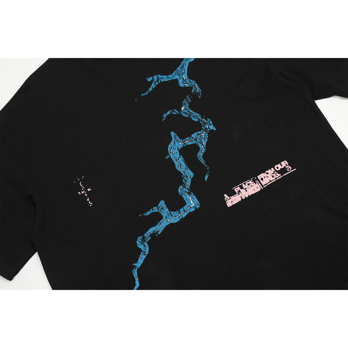 Unisex T-Shirts TRAVIS SCOTT CACTUS JACK Lightning Loose T-Shirt
