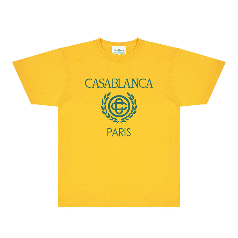 Casablanca T Shirts Fashion Print Street
