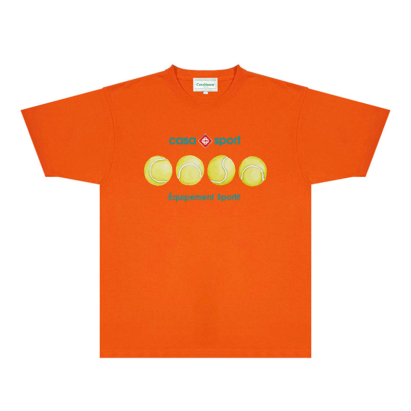 Casablanca T Shirts Fashion Print Street