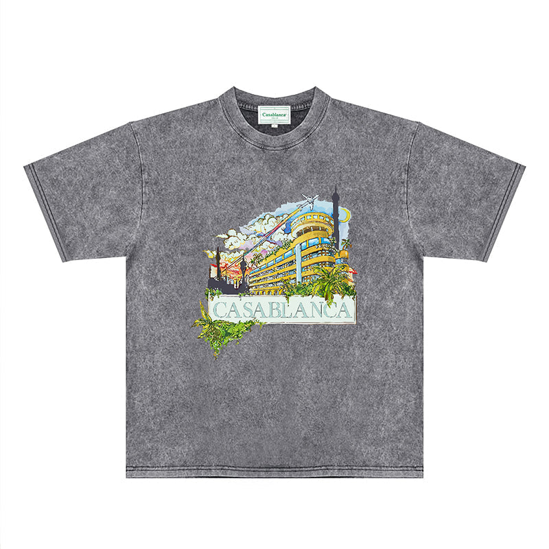 Casablanca Distressed T-Shirt