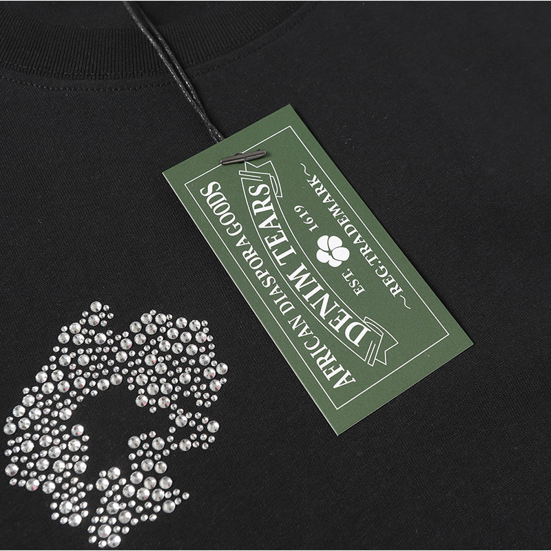 Denim Tears T Shirts Rhinestones