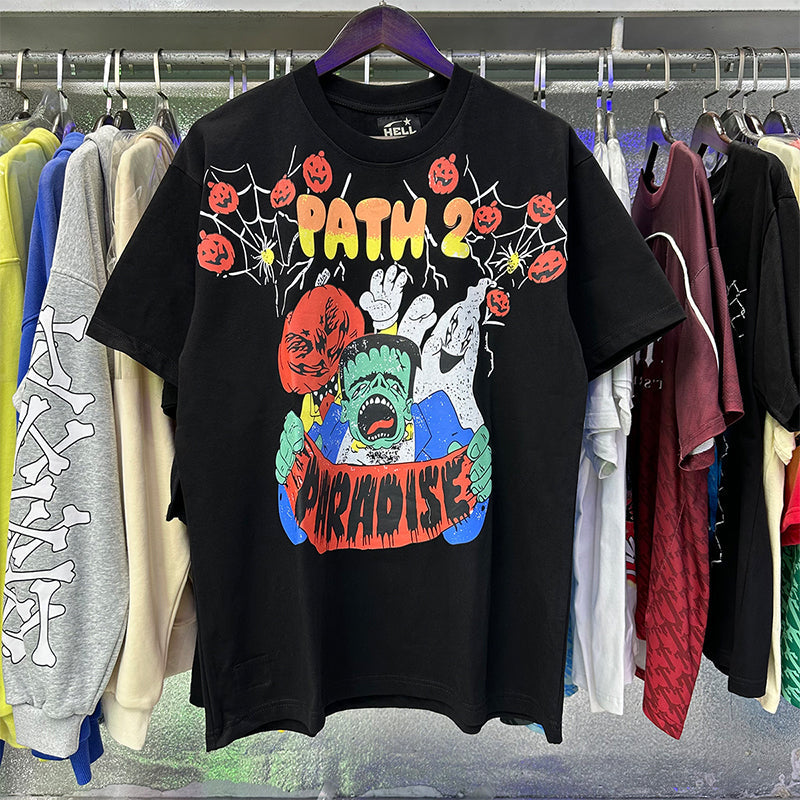 Hellstar T Shirts Retro abstract print