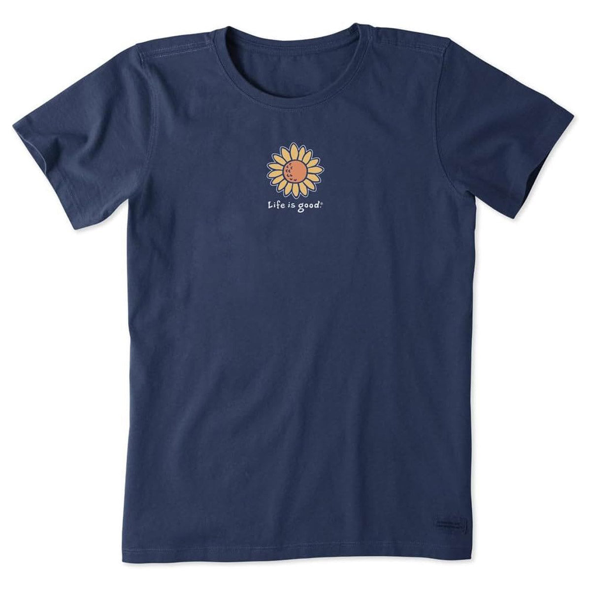 Life is Good Women's Sunflower Vintage Crusher Tee