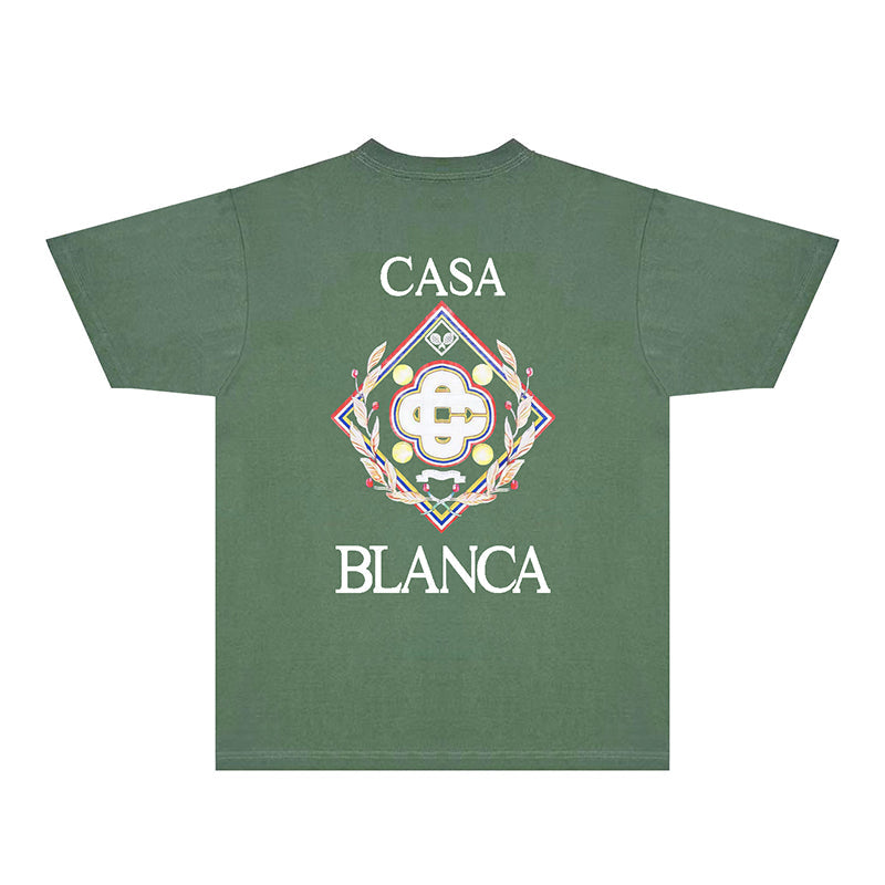 Casablanca T Shirts Fashion Print Street