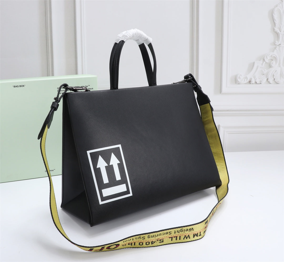 Off White Bag Casual Outdoor Convenient Tote Bag