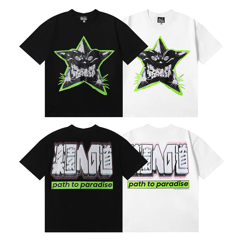 Hellstar T Shirts Retro abstract print