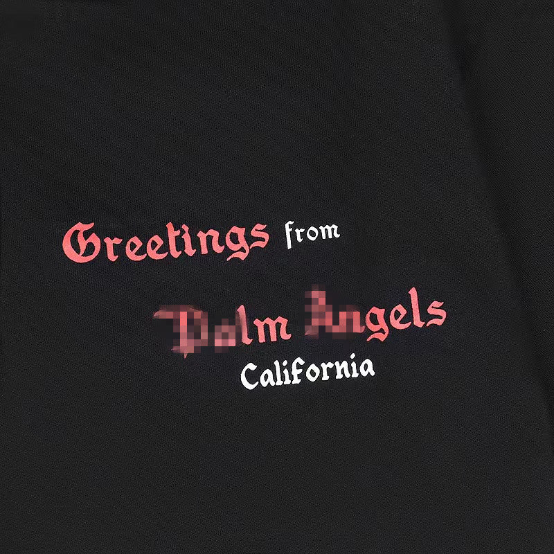 Palm Angels T Shirts Palm Angels Printed Short Sleeve T-shirt Male Half Sleeve