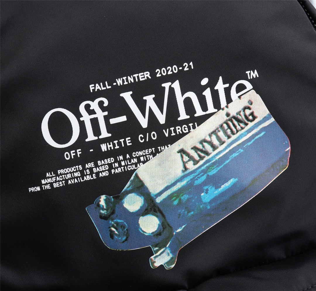 Off White Bag Casual Outdoor Convenient Tote Bag