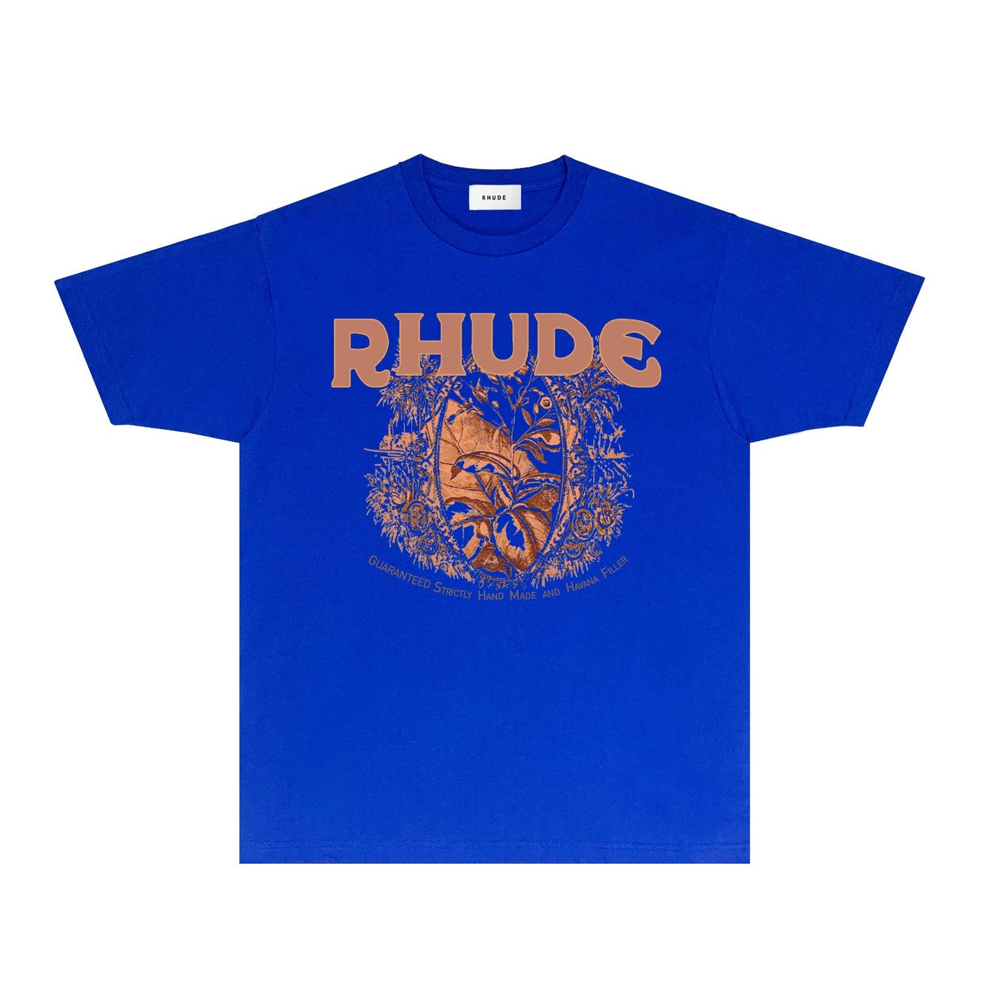 Rhude T Shirts Printed Trendy Pure Cotton