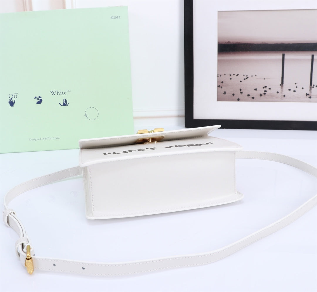 Off White Bag Casual Outdoor Convenient Tote Bag