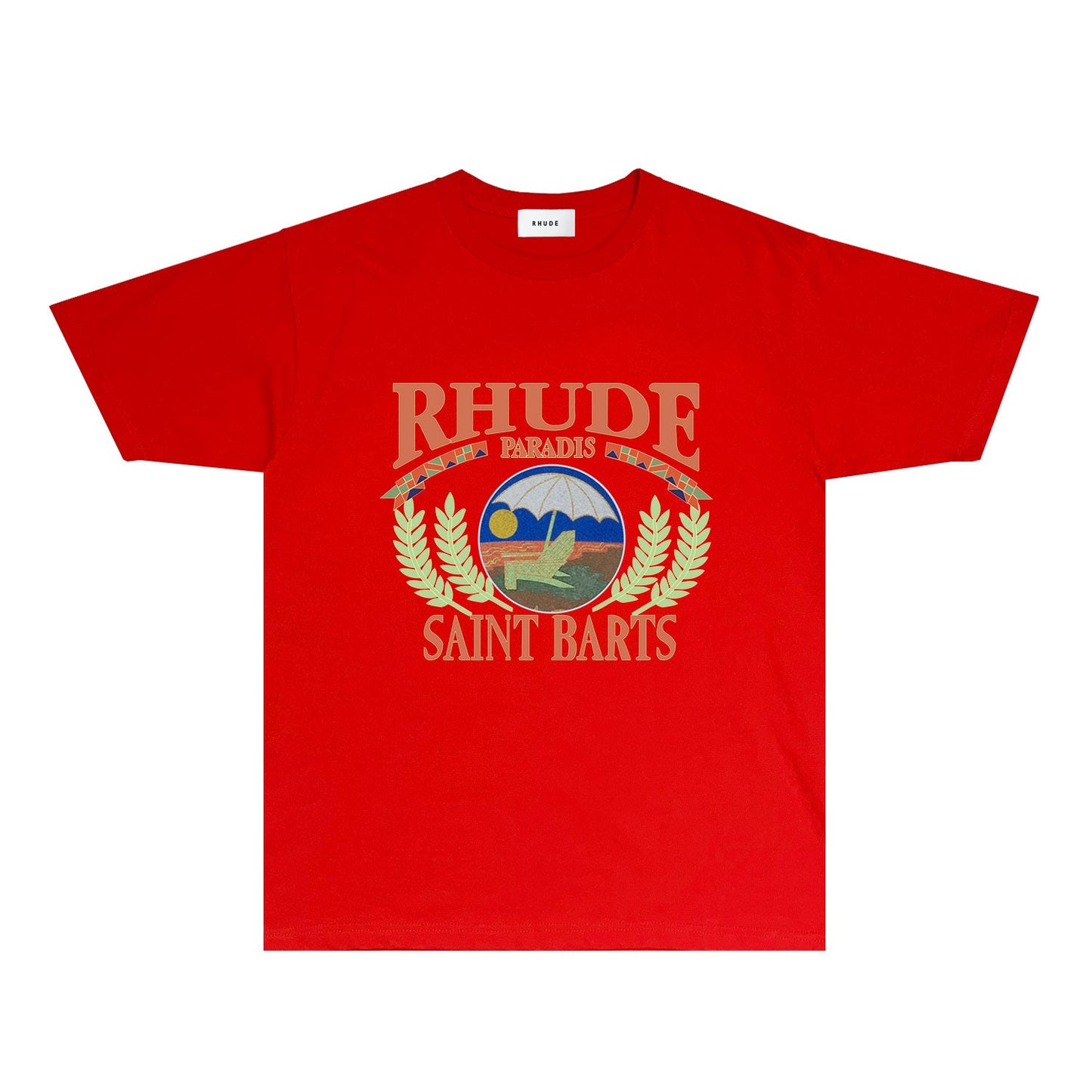 Rhude T Shirts Printed Trendy Pure Cotton