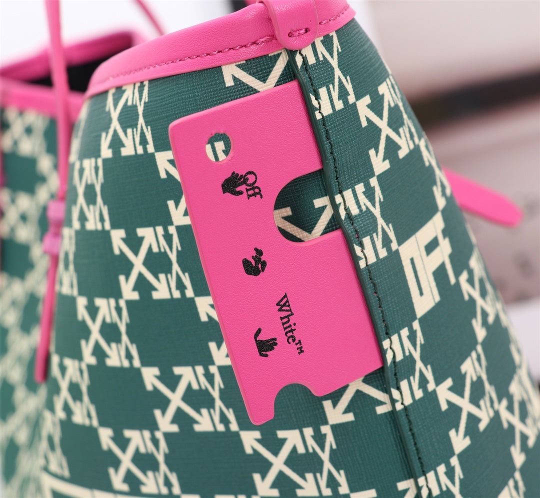Off White Bag Casual Outdoor Convenient Tote Bag