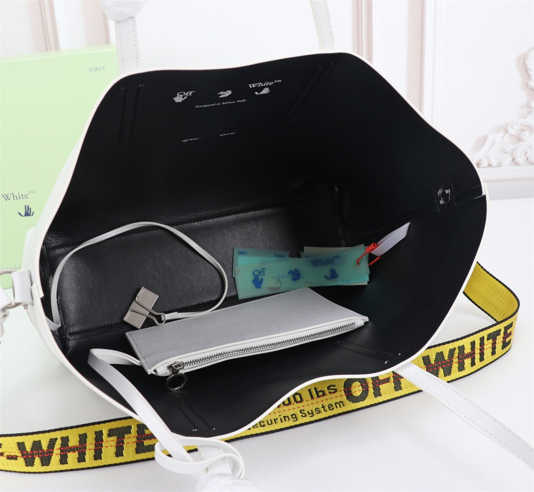 Off White Bag Casual Outdoor Convenient Tote Bag