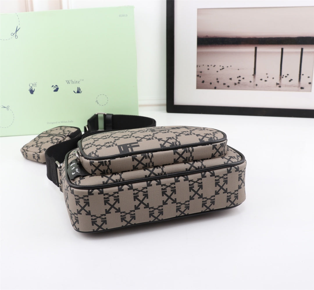Off White Bag Casual Outdoor Convenient Tote Bag