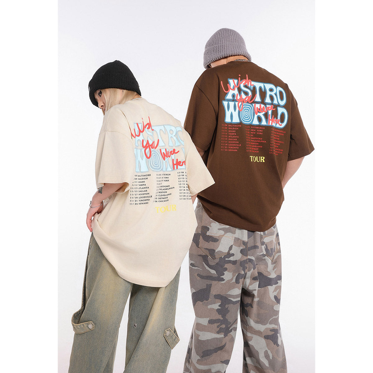 Unisex T-Shirts Travis Scott Loose Hip Hop T-Shirt