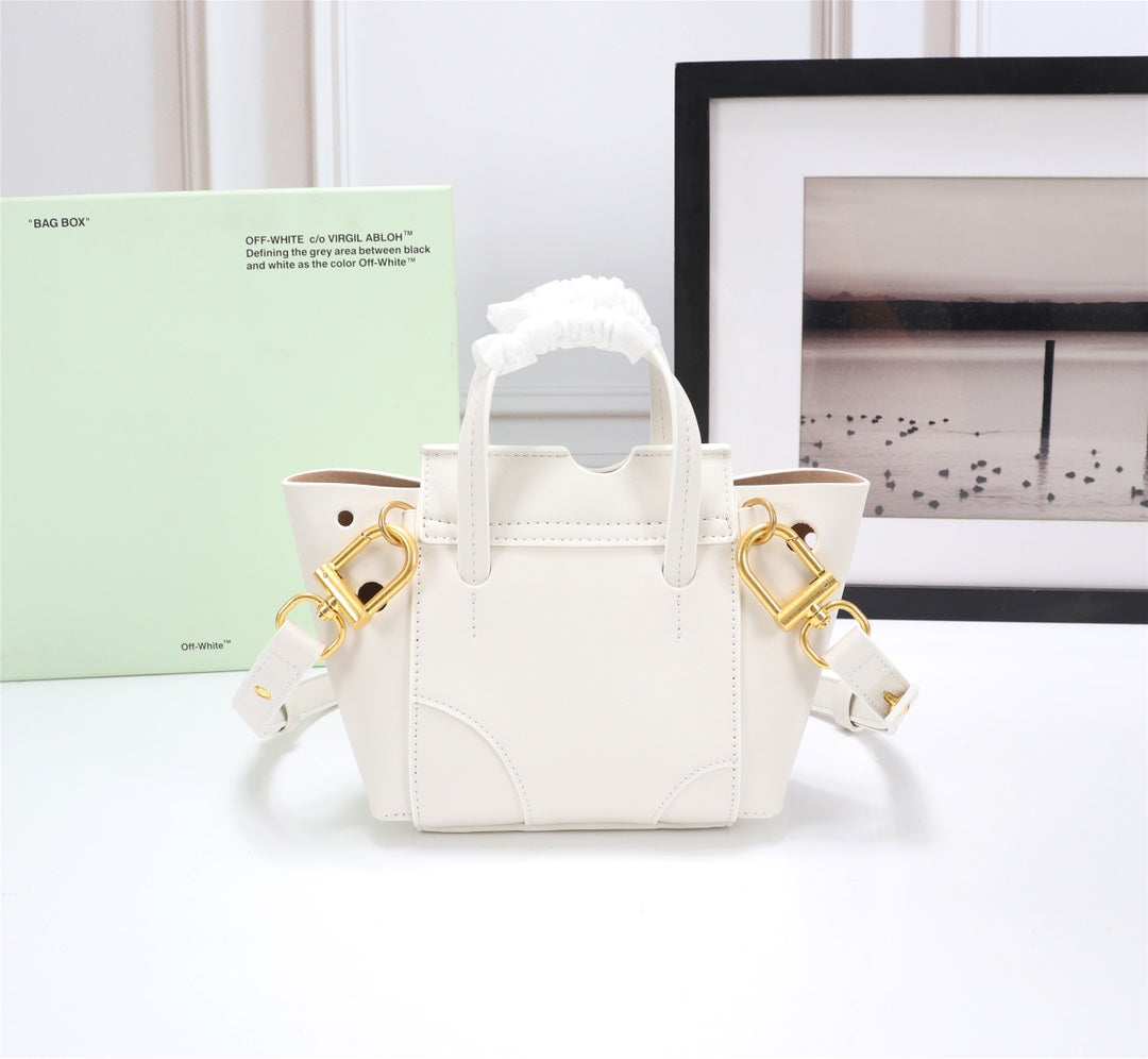 Off White Bag Casual Outdoor Convenient Tote Bag