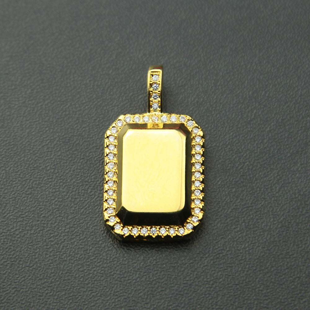 Jewelry hiphop cube pendant ins trendy cool hip hop men and women Spectrum St. Valentine's Royalty
