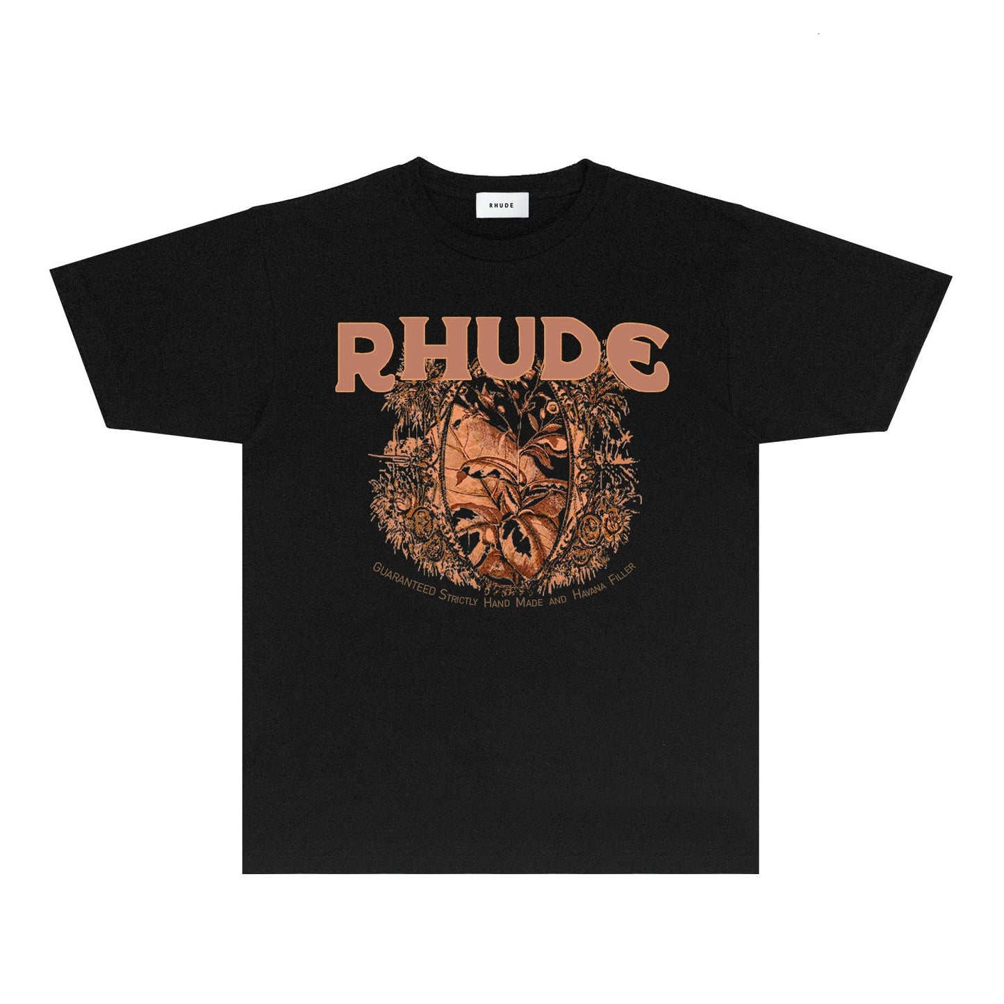 Rhude T Shirts Printed Trendy Pure Cotton