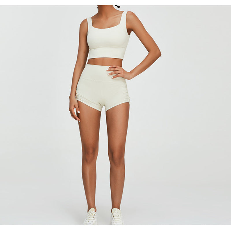 Women Yoga Set Sports Suit Sports Underwear Sports and Fitness Shorts
