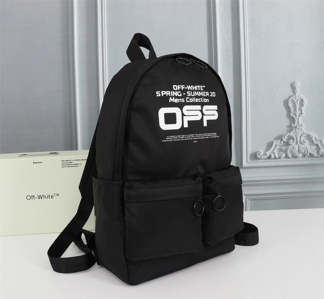 Off White Bag Casual Outdoor Convenient Tote Bag