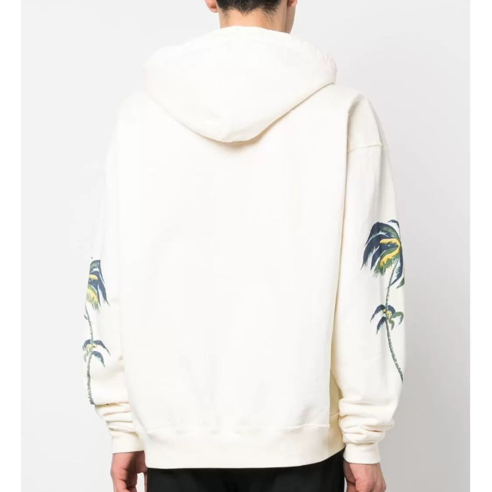 Rhude Hoodie Beach Coconut Letter Print Hooded Sweater Jacket