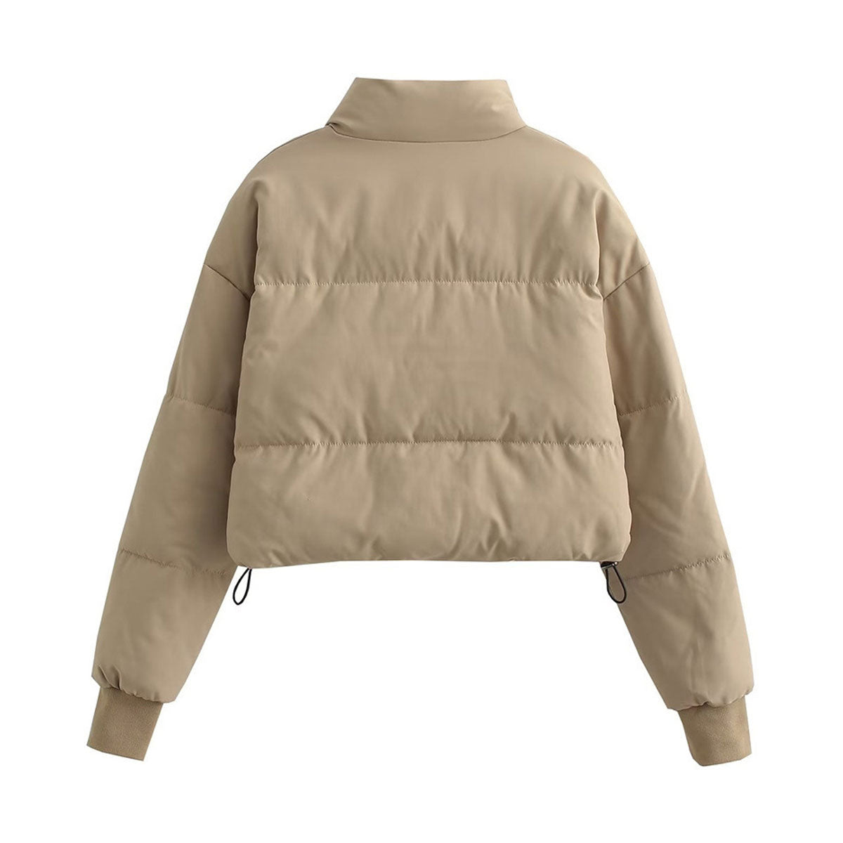 Women Cotton Coat Casual Stand Collar Coat