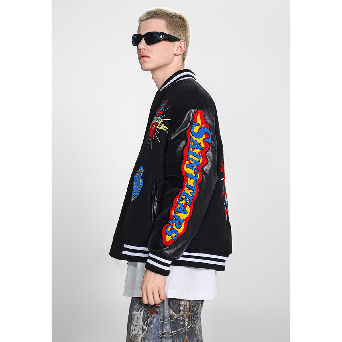 Unisex Baseball Jersey Saint Michael Baseball Jacket