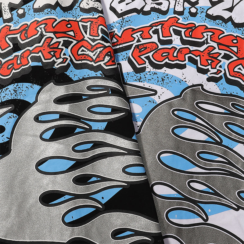 Hellstar T Shirts Retro abstract print