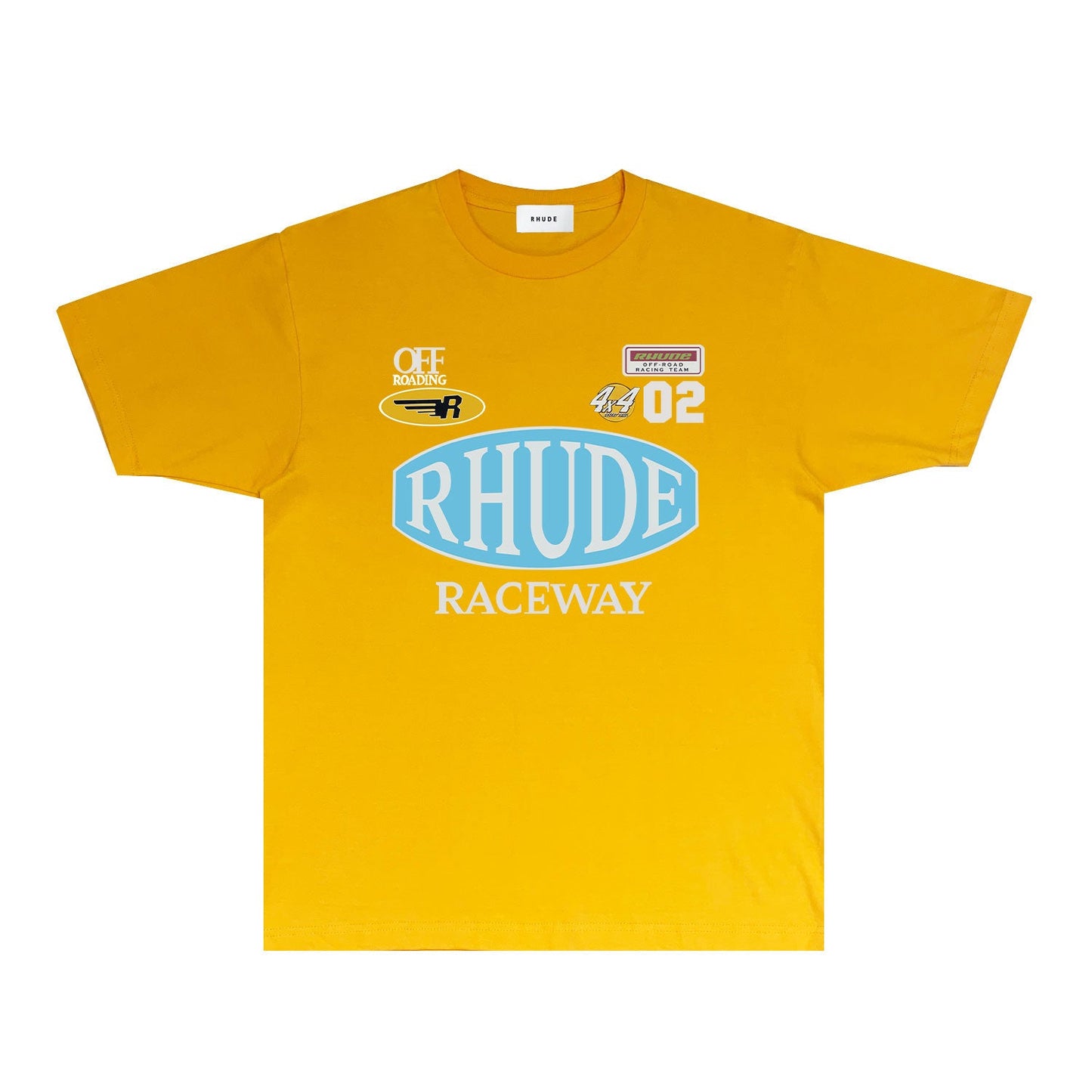 Rhude T Shirts Printed Trendy Pure Cotton