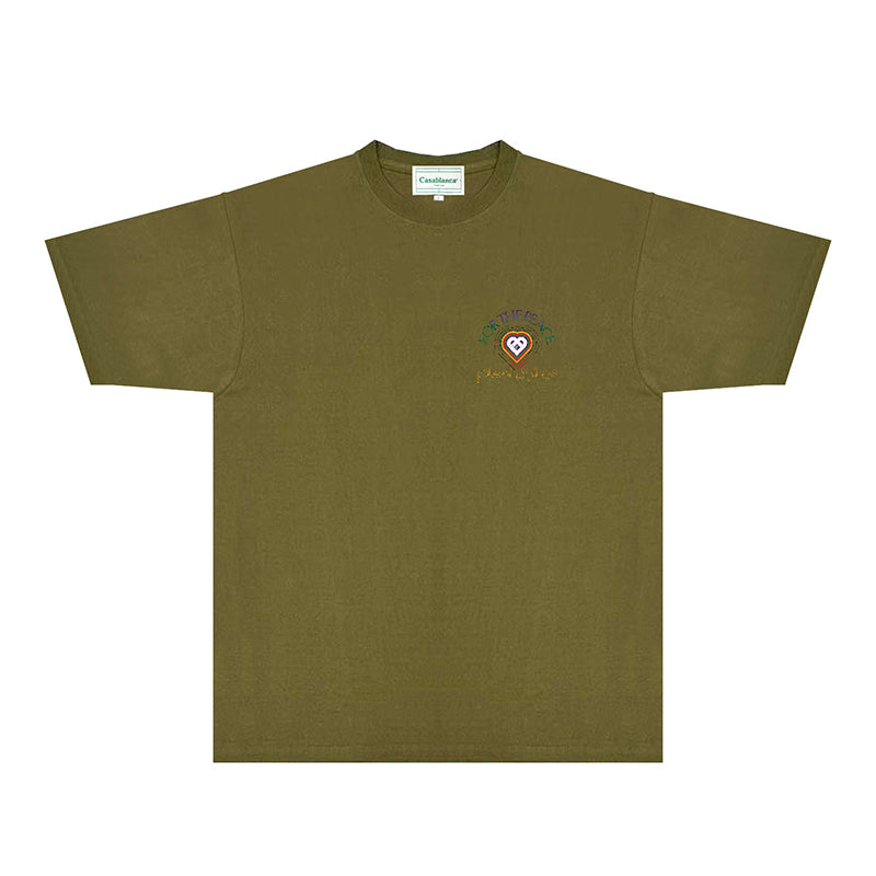 Casablanca T Shirts Fashion Print Street