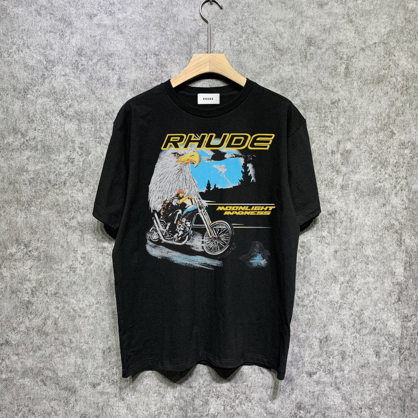 Rhude T Shirts Printed Trendy Pure Cotton