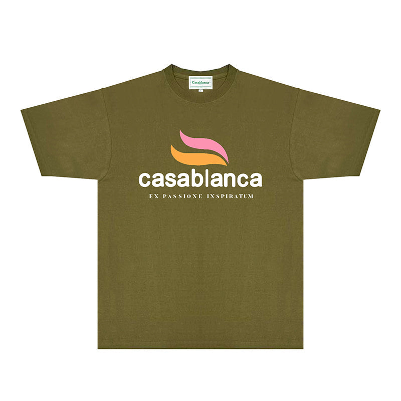 Casablanca T Shirts Fashion Print Street