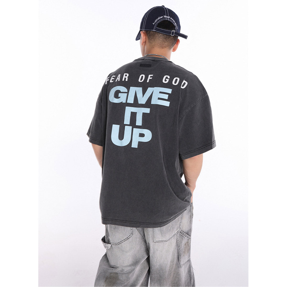 Unisex T-Shirts FOG VINTAGE Cotton Loose T-Shirts