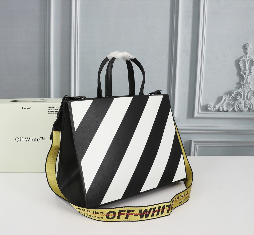 Off White Bag Casual Outdoor Convenient Tote Bag