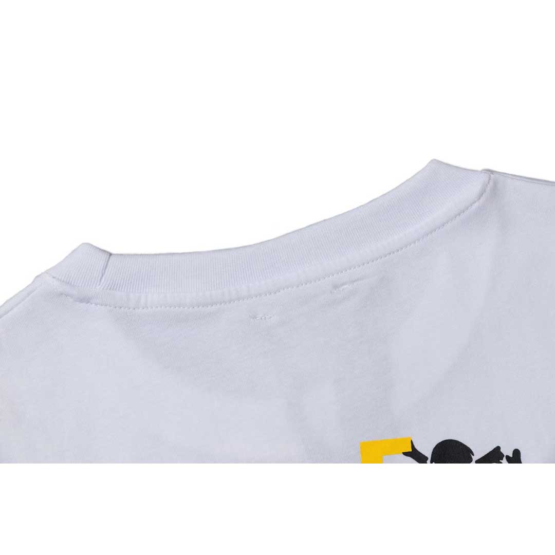 Vlone T Shirts Friends Large V Short Sleeve Loose T-shirt Men and Women Couple Half Sleeve