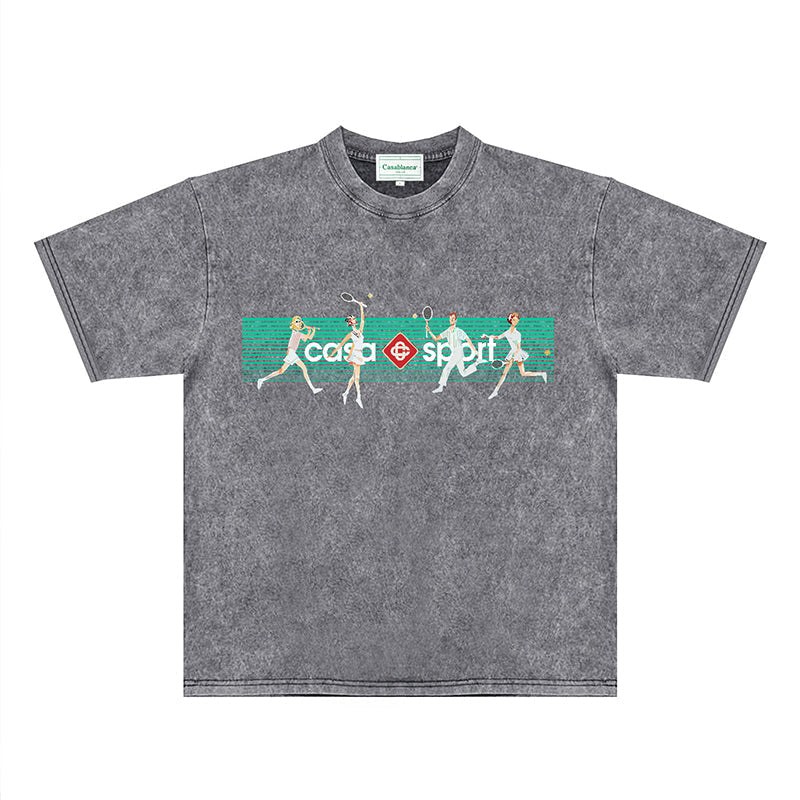 Casablanca Distressed T-Shirt