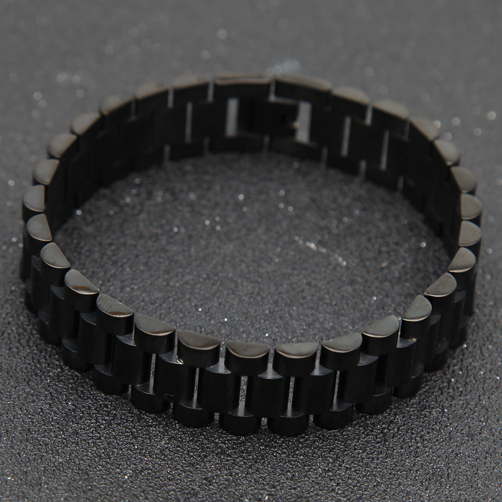 Bracelet Stainless Steel Strap Bracelet Gun Watch Chain Accessories Spectrum St. Valentine's