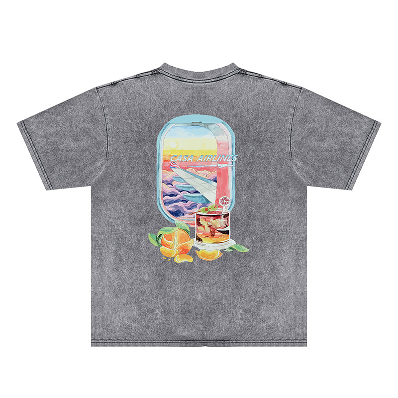 Casablanca Distressed T-Shirt