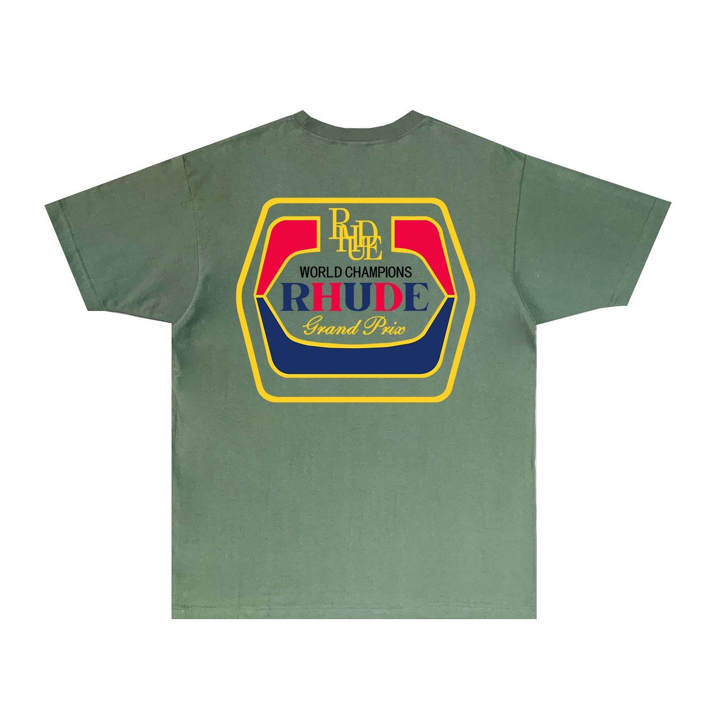 Rhude T Shirts Printed Trendy Pure Cotton