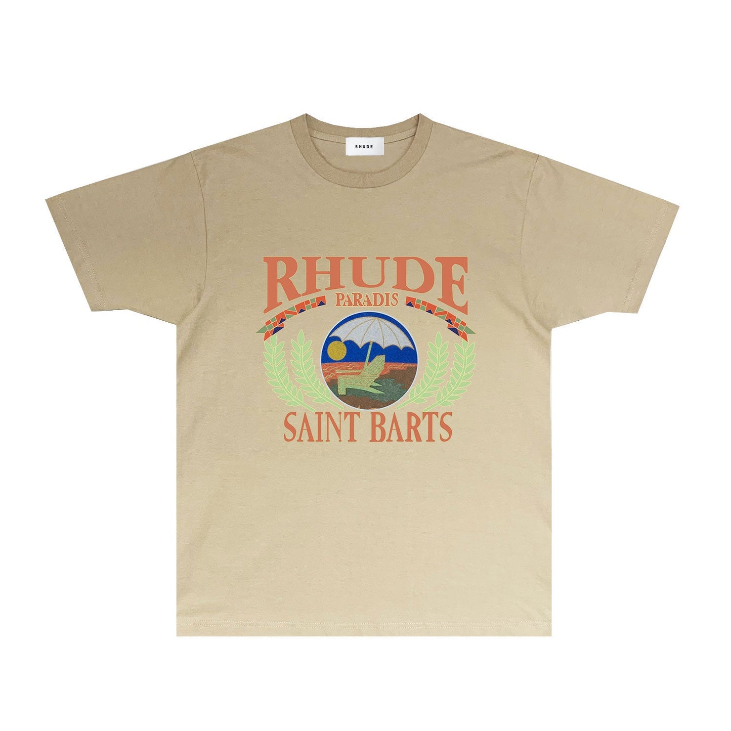 Rhude T Shirts Printed Trendy Pure Cotton