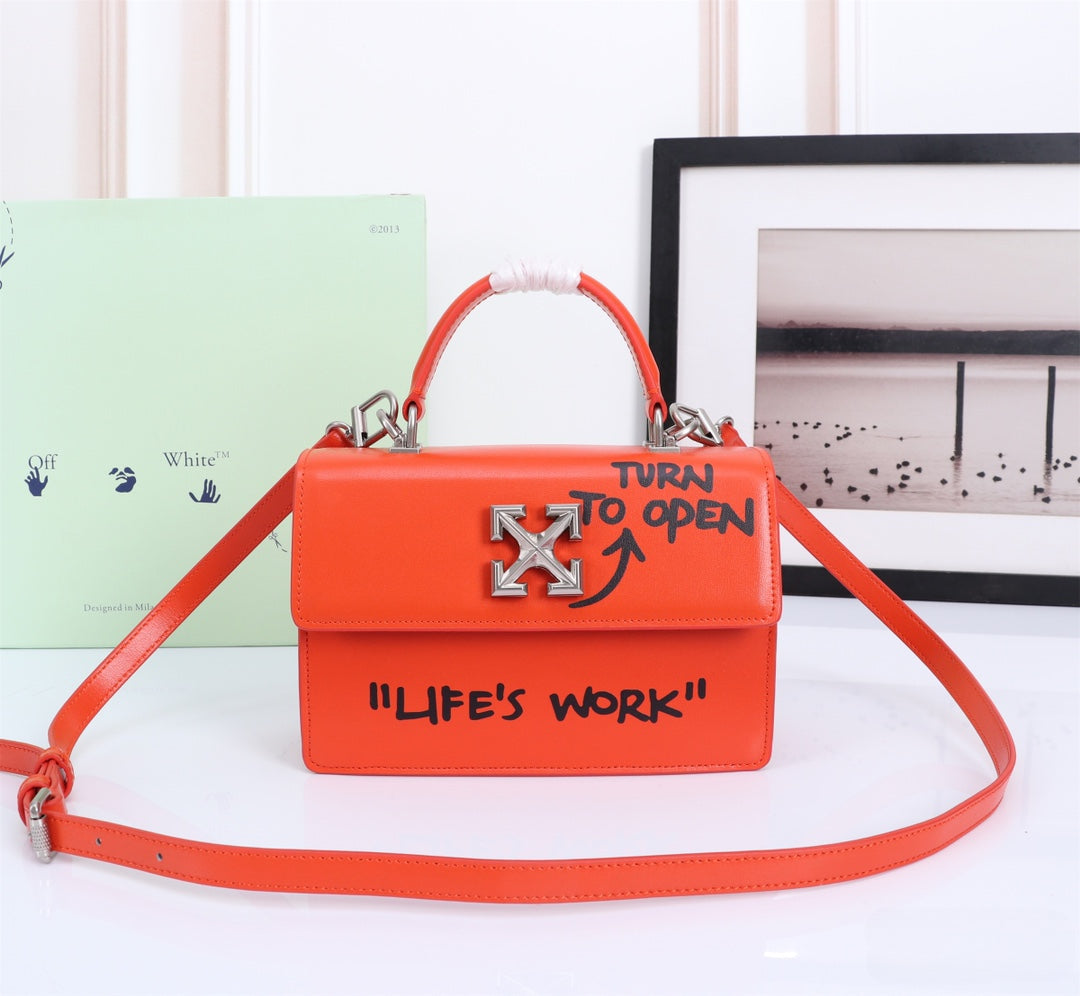 Off White Bag Casual Outdoor Convenient Tote Bag