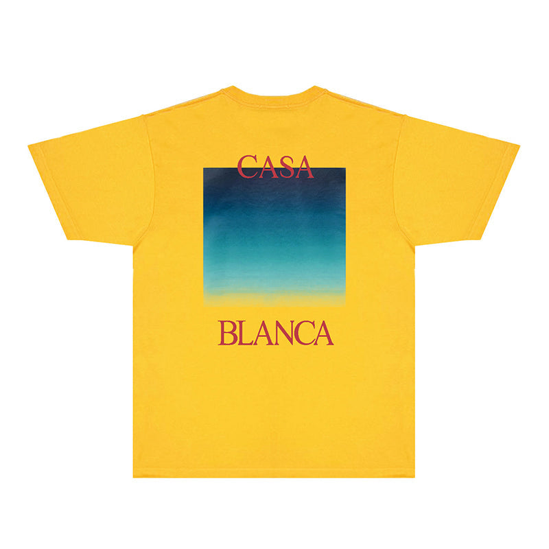 Casablanca T Shirts Fashion Print Street