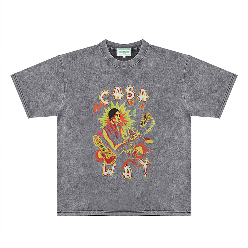 Casablanca Distressed T-Shirt