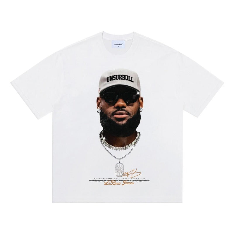 Star T-shirt James 3-ball Curry Booker Morant Oubre American